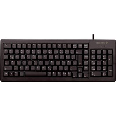 German QWERTZ keyboard with numeric keypad, function keys and arrow keys, ideal for office use.