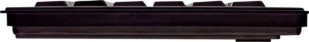 Side view of a dark brown chocolate bar with slightly raised segments on top.