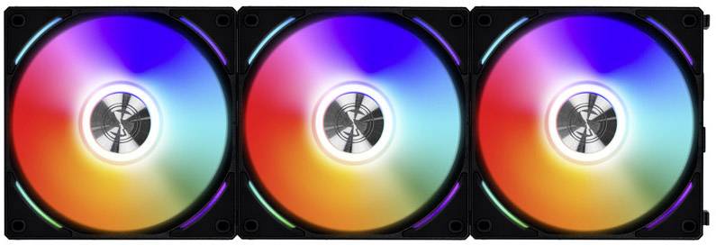 Lian Li UNI FAN AL120 PC fan Black (W x H x D) 120 x 120 x 25 mm-1