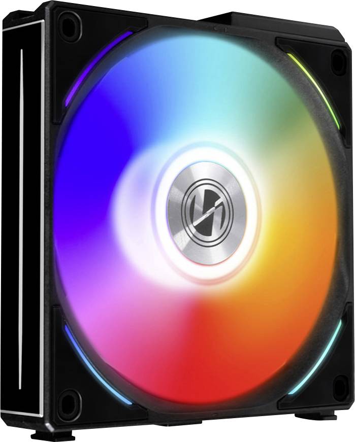 Lian Li UNI FAN AL120 PC fan Black (W x H x D) 120 x 120 x 25 mm-2