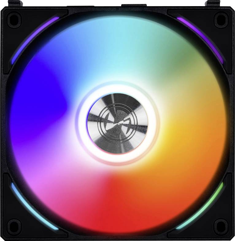 Lian Li UNI FAN AL120 PC fan Black (W x H x D) 120 x 120 x 25 mm-3