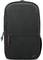 A black laptop backpack with multiple zip pockets and a minimalist design.