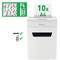 LEITZ Paper Shredder, shreds 10 sheets of A4, security level P4, suitable for paper clips and staples.