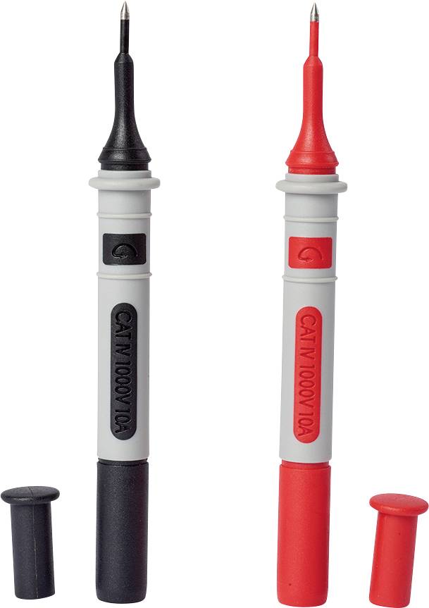 Chauvin Arnoux P01295491Z Test probe 4 mm socket CAT IV 1000 V Red, Black 2 pc(s)