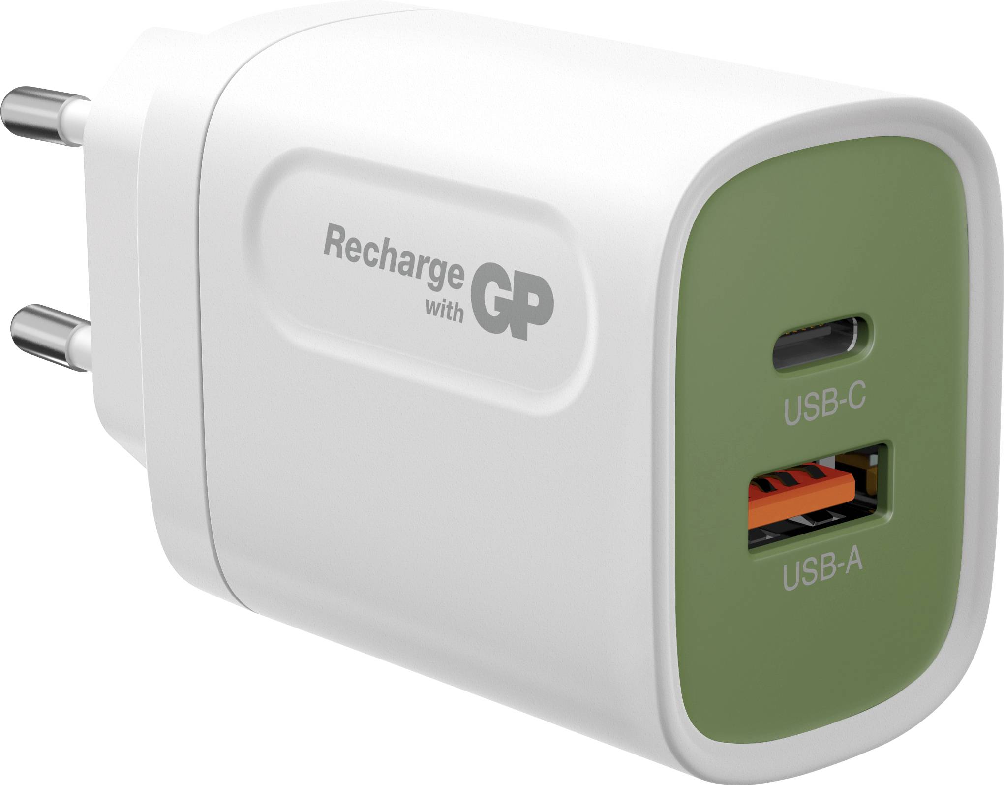Image of GP GPWC20WPWHUSB174 USB charger 20 W 1x USB-A, 1x USB-C® Indoors