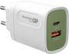 GP GPWC20WPWHUSB174 USB charger 20 W 1x USB-A, 1x USB-C® Indoors