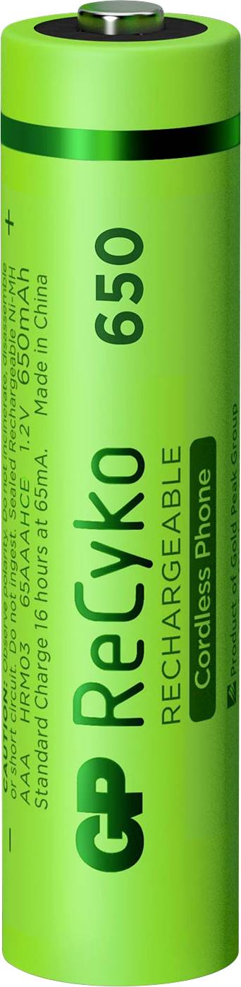 GP GPRCK65AAA570C4 AAA battery (rechargeable) NiMH 650 mAh 1.2 V 4 pc(s)-1