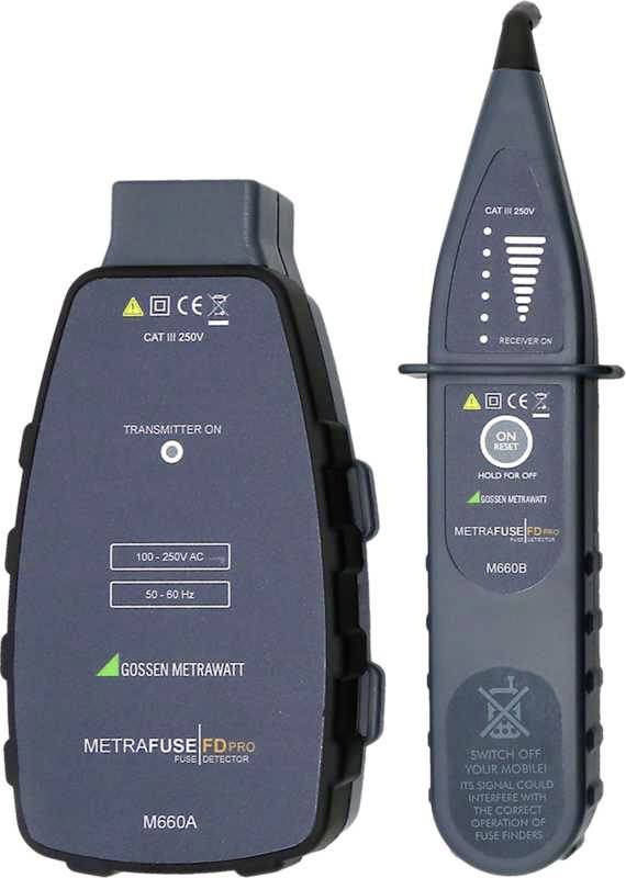 Gossen Metrawatt M660C Fuse locator