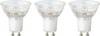 Sygonix SY-4893256 LED (monochrome) EEC E (A - G) GU10 5.7 W = 75 W Warm white (Ø x H) 50 mm x 55 mm dimmable 3 pc(s)