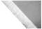 Black and white photograph of a metal edge, running diagonally from bottom left to top right. One side appears lighter than the other.
