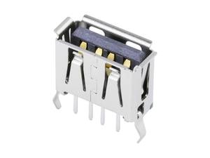 Universal Serial Bus Socket Molex MOL Micro Solutions Vertical 1050570001 Molex Content: 1 pc(s)