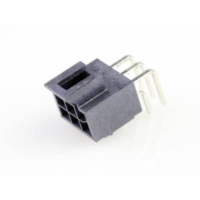 Molex Built-in SIL socket (standard) Total number of pins 6 Contact spacing: 2.5 mm 1053141206 1 pc(s) Tray