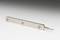 Metal rod with three visible screws, flattened tip and two-tone background. Suitable for adjusting or mounting.