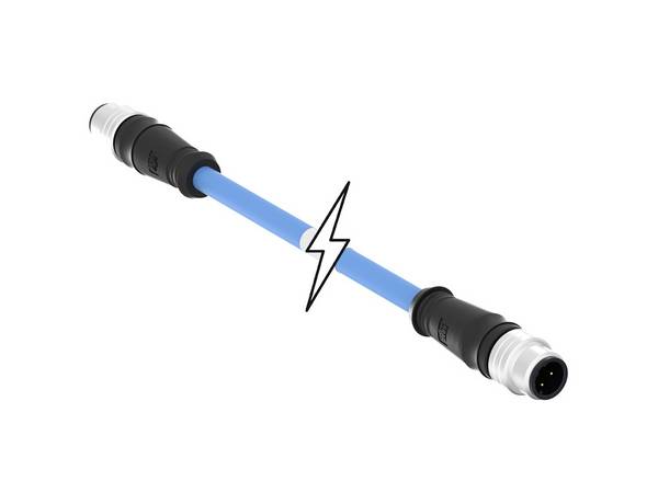 Molex 1201080364 Sensor/actuator connector (pre-fab) M12 Plug 45.00 m No. of pins (RJ): 4 1 pc(s)