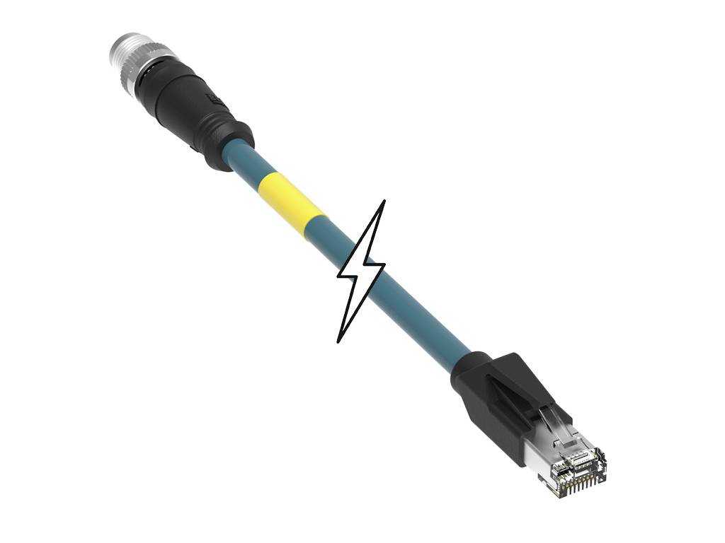 Molex 1203410501 Sensor/actuator connector (pre-fab) Plug 1.00 m No. of pins (RJ): 8 1 pc(s)