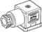 Line drawing of a small technical device with a rotary knob and a label 'mPm' on the front.
