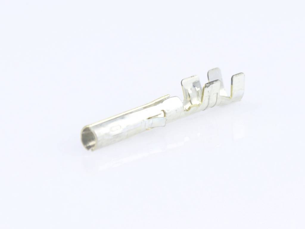 A silver metal part with several side hooks on a white background.