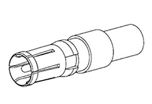 Line drawing of a cylindrical plug connector with multiple segments and grooves, typical of technical instructions or construction plans.