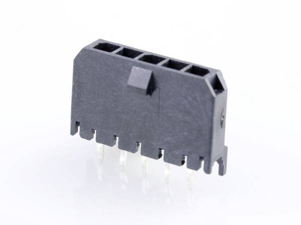 Molex Built-in pin strip (standard) Total number of pins 5 Contact spacing: 3 mm 436500515 1 pc(s) Tray