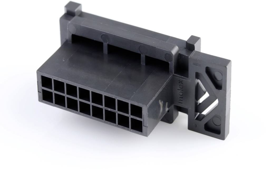 Molex Built-in pin strip (standard) Total number of pins 16 Contact spacing: 3 mm 443001600 1 pc(s) Bag