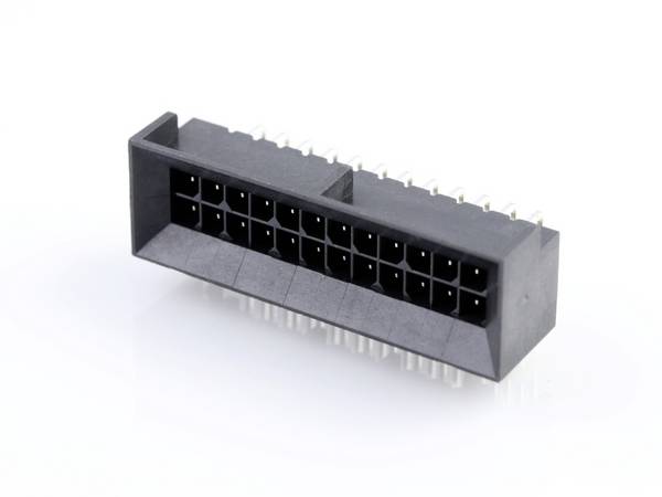 Molex Built-in pin strip (standard) Total number of pins 24 Contact spacing: 3 mm 444282401 1 pc(s) Tray