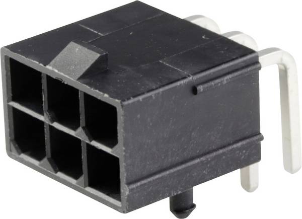 Molex Built-in pin strip (standard) Total number of pins 6 Contact spacing: 4.2 mm 455580003 1 pc(s) Tray
