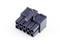 Black 12-pin power supply connector, commonly used in computers for powering graphics cards and motherboards.