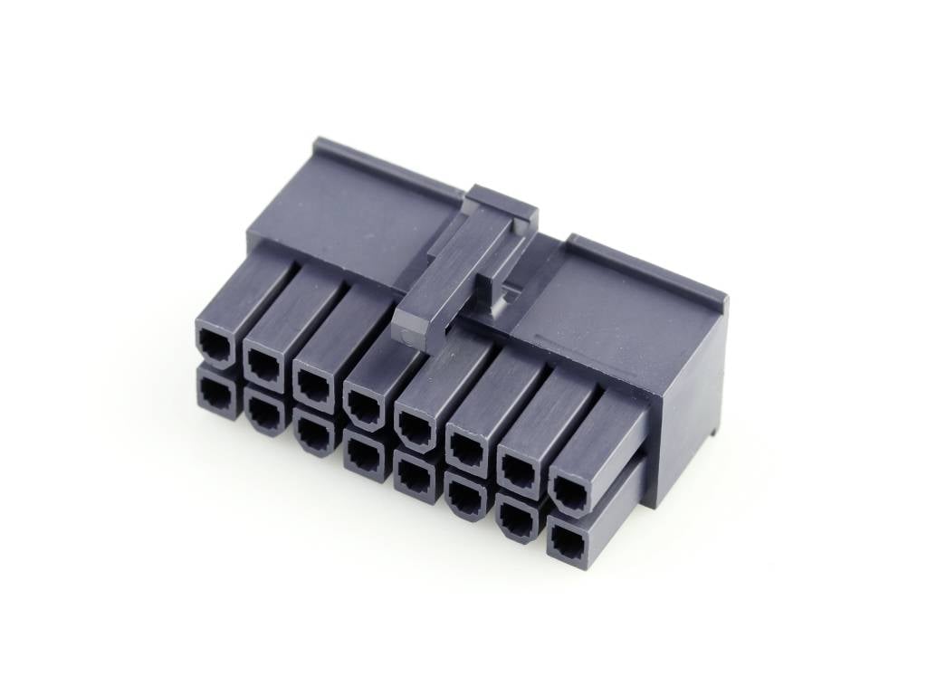 Molex 469921610 Mini Fit Jr Receptacle Housing Dual Row Nylon 66 Ul 94v 2 16 Circuits 0787
