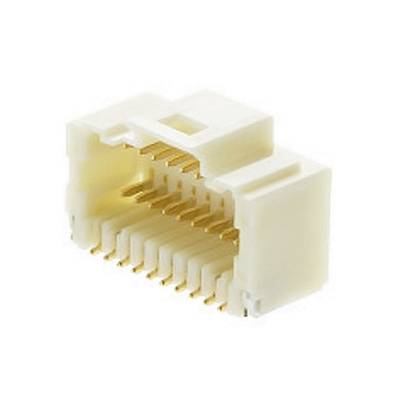 Molex Built-in pin strip (standard)  Total number of pins 20 Contact spacing: 1 mm 5015712007-800 800 pc(s) Tape on Full