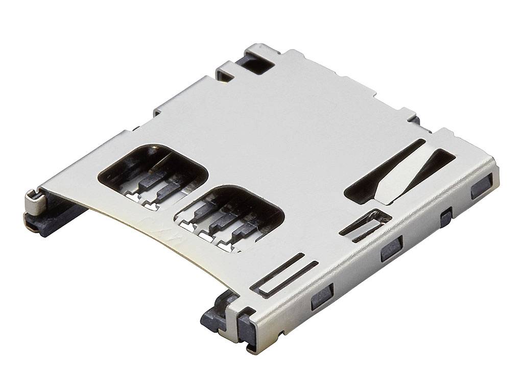 Molex Memory card slot Total number of pins 8 Contact spacing: 1.1 mm 5025700893 1300 pc(s) Tape on Full reel