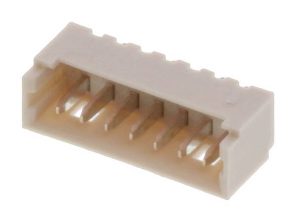 Molex Built-in pin strip (standard) Total number of pins 7 Contact spacing: 1.25 mm 530470710 1 pc(s) Tray