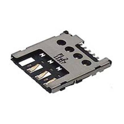 Molex SIM card slot Total number of pins 6 Contact spacing: 1.27 mm 786463001 1500 pc(s) Tape on Full reel