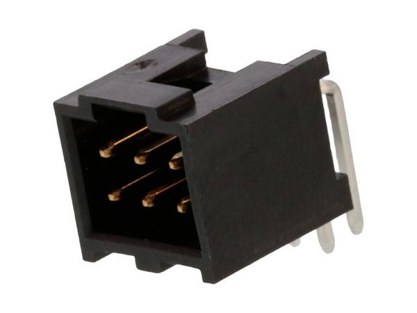 Molex 901303206 Pin strip + locking mechanism Contact spacing: 2.54 mm Total number of pins: 6 No. of rows: 2 1 pc(s) Tray