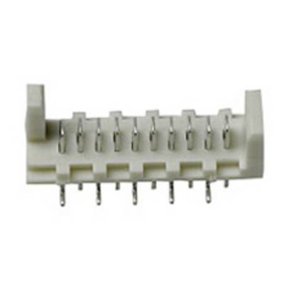 A white plug with 12 metal pins, divided into two rows. The plug has a rectangular shape and is used for electrical connection.