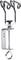 Metal spring clamp with screw fastening, suitable for securing items to a table or work surface.