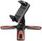 A compact, folding tripod with three legs and a phone mount on top, suitable for stable video or photographic shots.