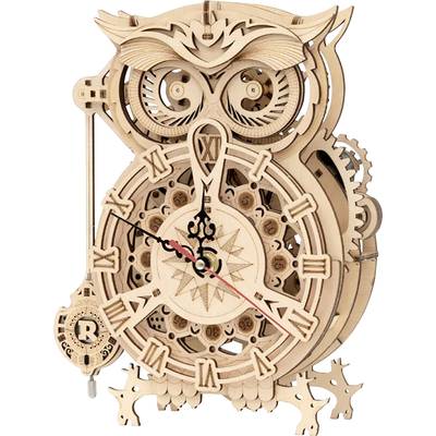 Image of Owls clock (Lasercut wooden kit)