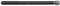 'Image of a long, dark threaded rod with a hexagonal nut at one end.'