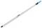 An extendable metal pole with a blue grip, likely used for cleaning or painting, shown against a white background.