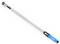A torque wrench with a silver shaft and blue handle, featuring the brand logo. Suitable for precise tightening of bolts and nuts.