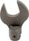 A large, metallic, U-shaped spanner attachment with a hexagonal base, designed for fitting onto a tool.