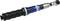 Torque wrench with blue casing and black handle, model number on the casing, showing scale for precision adjustment.