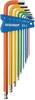 Gedore H 42 CKEL-09 3297470 Allen Allen key set 1.5 mm, 2 mm, 2.5 mm, 3 mm, 4 mm, 5 mm, 10 mm