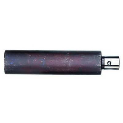 Dark red, cylindrical bottle with a silver spray nozzle, shown horizontally.