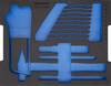 Gedore 2835975 EI-1100 CT2-BASIC Foam insert (L x W) 230 mm x 315 mm