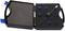 Opened black tool case with foam lining, containing eight blue nozzles and a black adapter in various compartments.