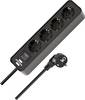 Brennenstuhl 1153240000 Power strip (+ switch) 4x Black PG connector 1 pc(s)