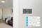 Thermostat on the wall shows 26.6°C and 58% humidity. Next to it are comfort recommendations for temperature and humidity.