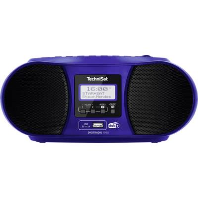 Buy TechniSat CD player FM Alarm CD, Bluetooth, | Electronic charger, Battery 1990 USB AUX, clock Conrad DIGITRADIO Blue DAB+, Radio