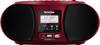 TechniSat DIGITRADIO 1990 Radio CD player DAB+, FM AUX, Bluetooth, CD, USB Battery charger, Alarm clock Red